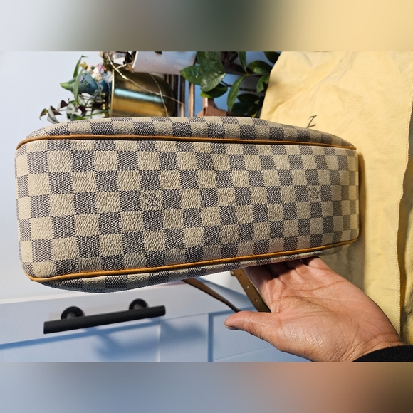 Azur Damier Canvas Siracusa MM - Picture 4 of 9